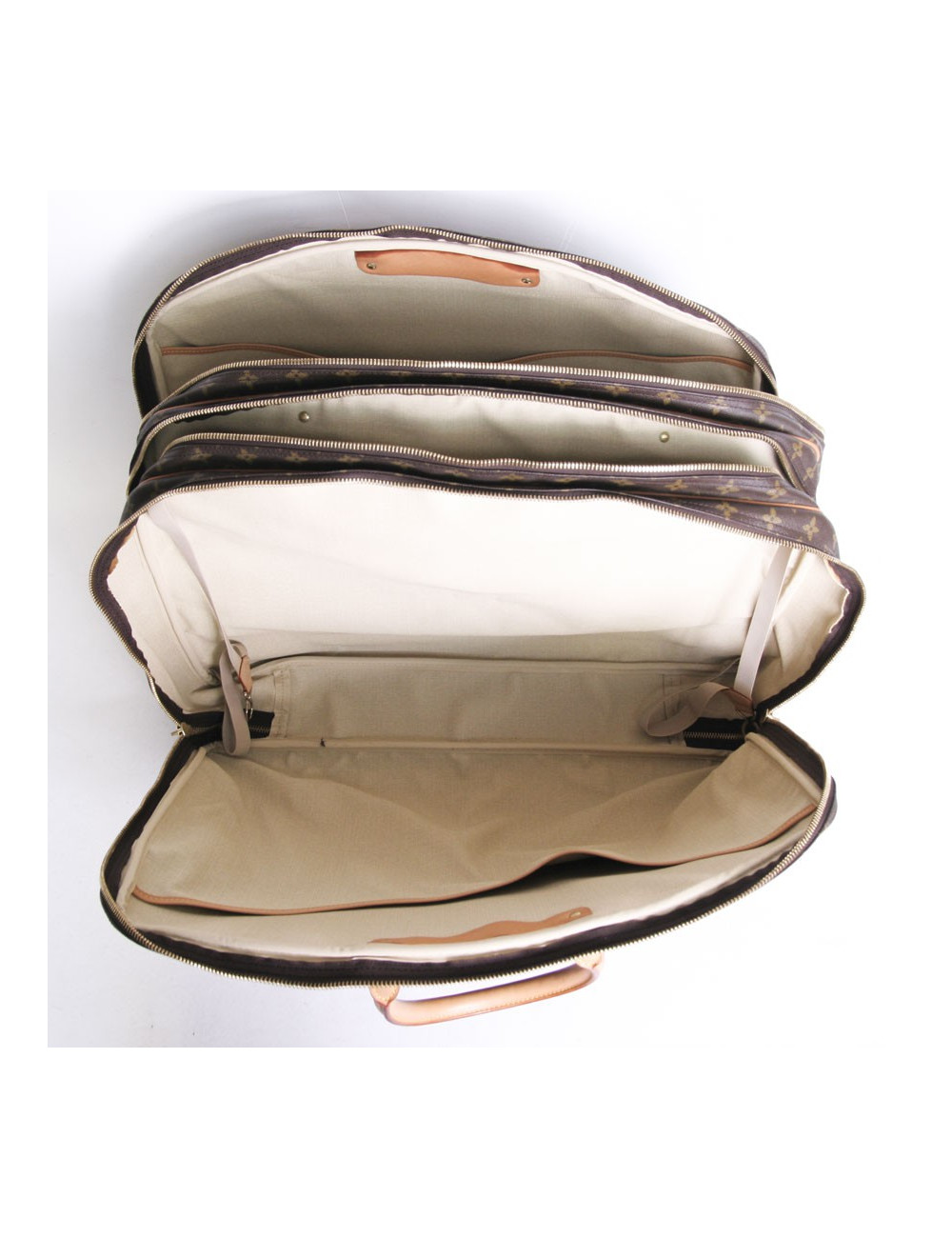 Sac  de weekend LOUIS VUITTON toile enduite monogram