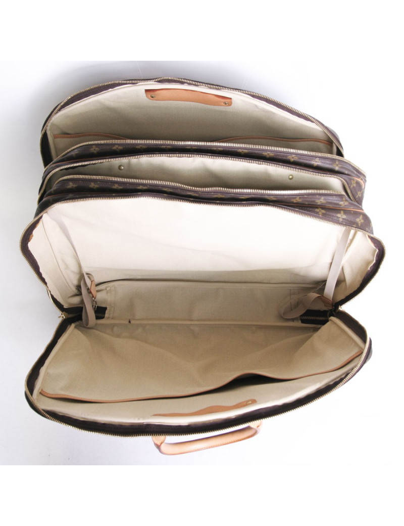 Sac  de weekend LOUIS VUITTON toile enduite monogram