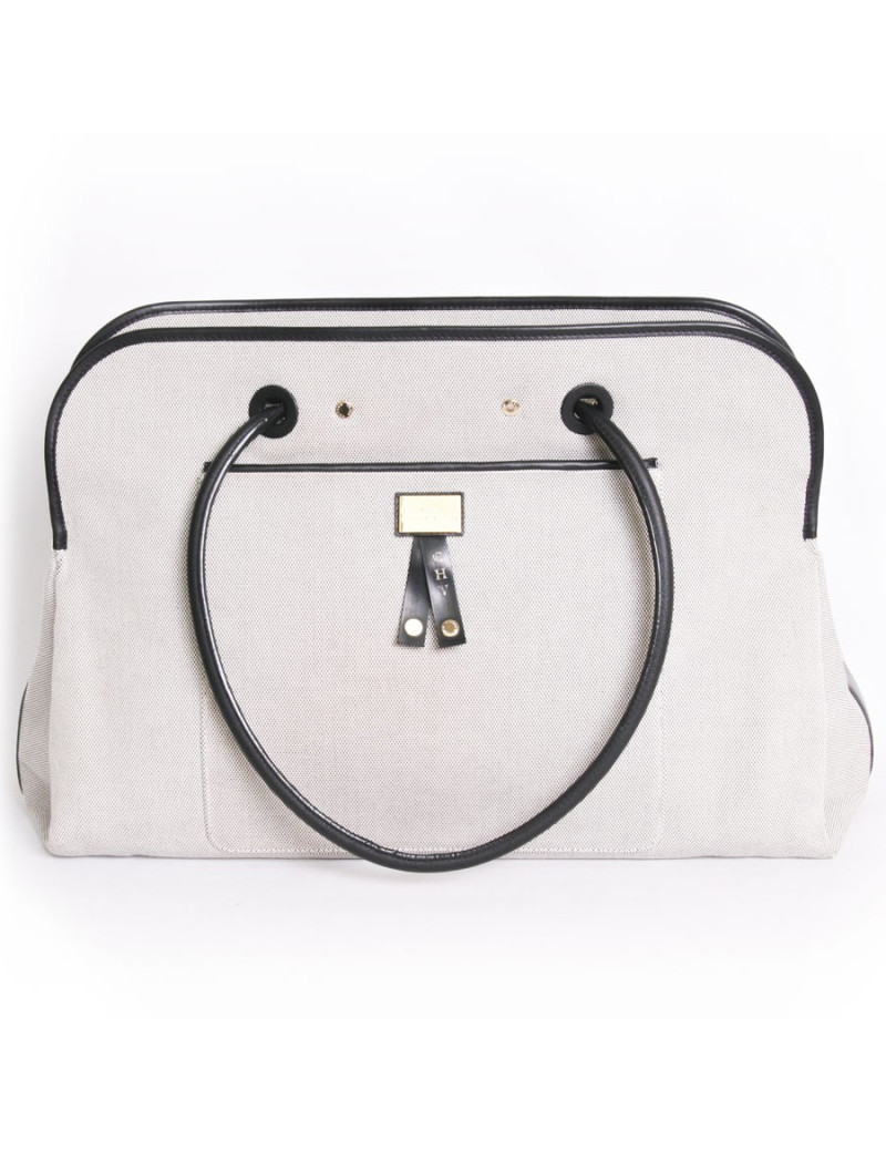 Sac "Articles de Voyages" LOUIS VUITTON toile tissée