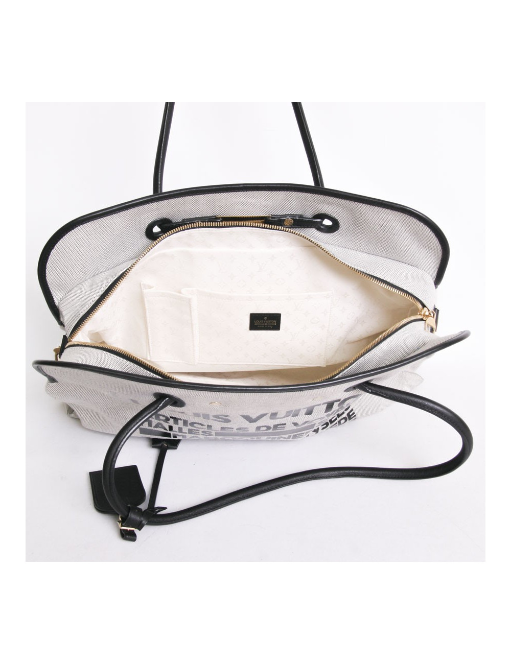 Sac "Articles de Voyages" LOUIS VUITTON toile tissée