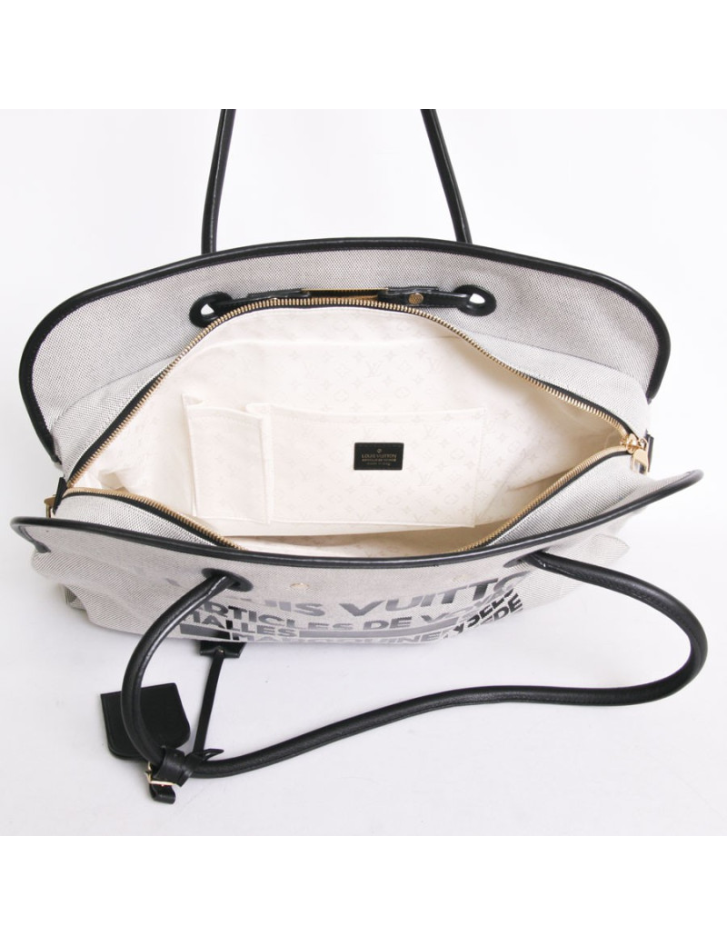 Sac "Articles de Voyages" LOUIS VUITTON toile tissée