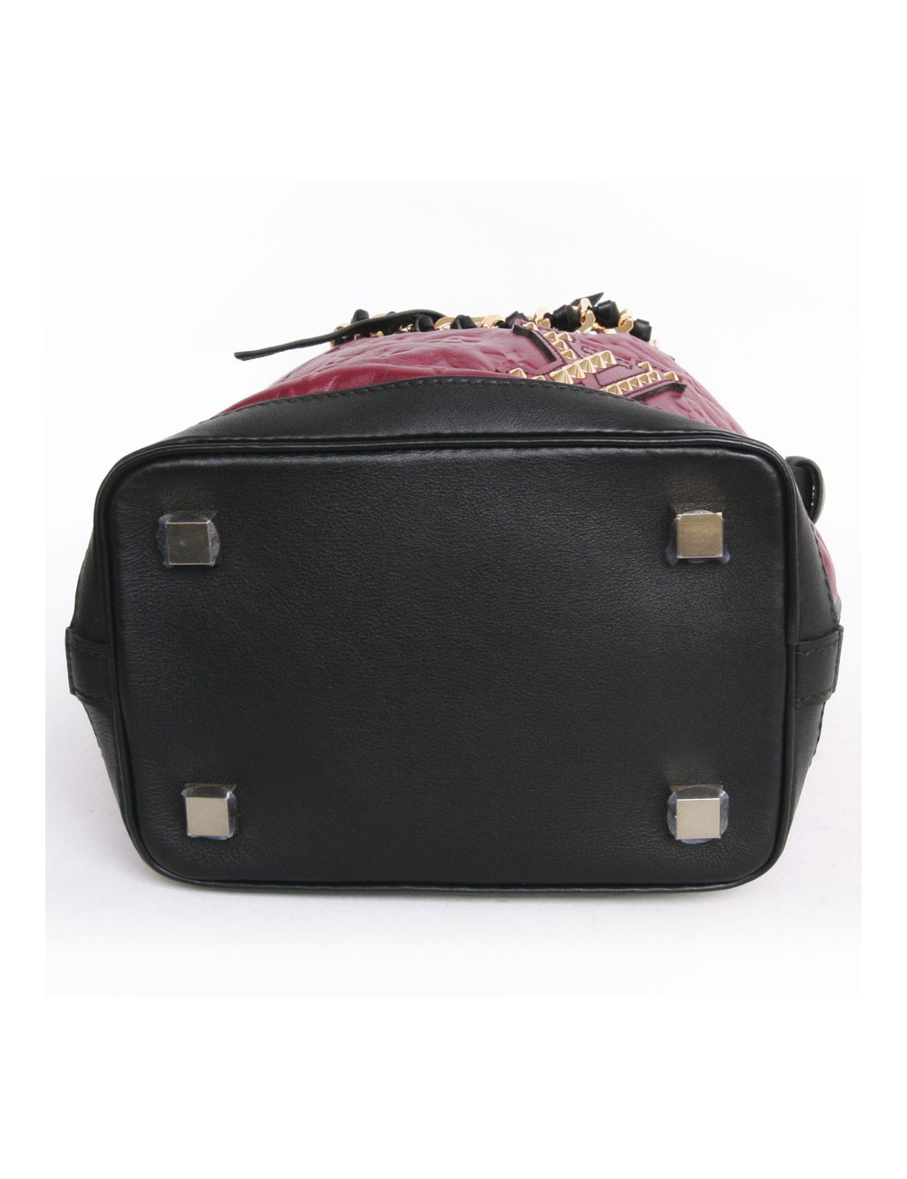 Sac "Néo Noé" LOUIS VUITTON cuir embossé monogram framboise