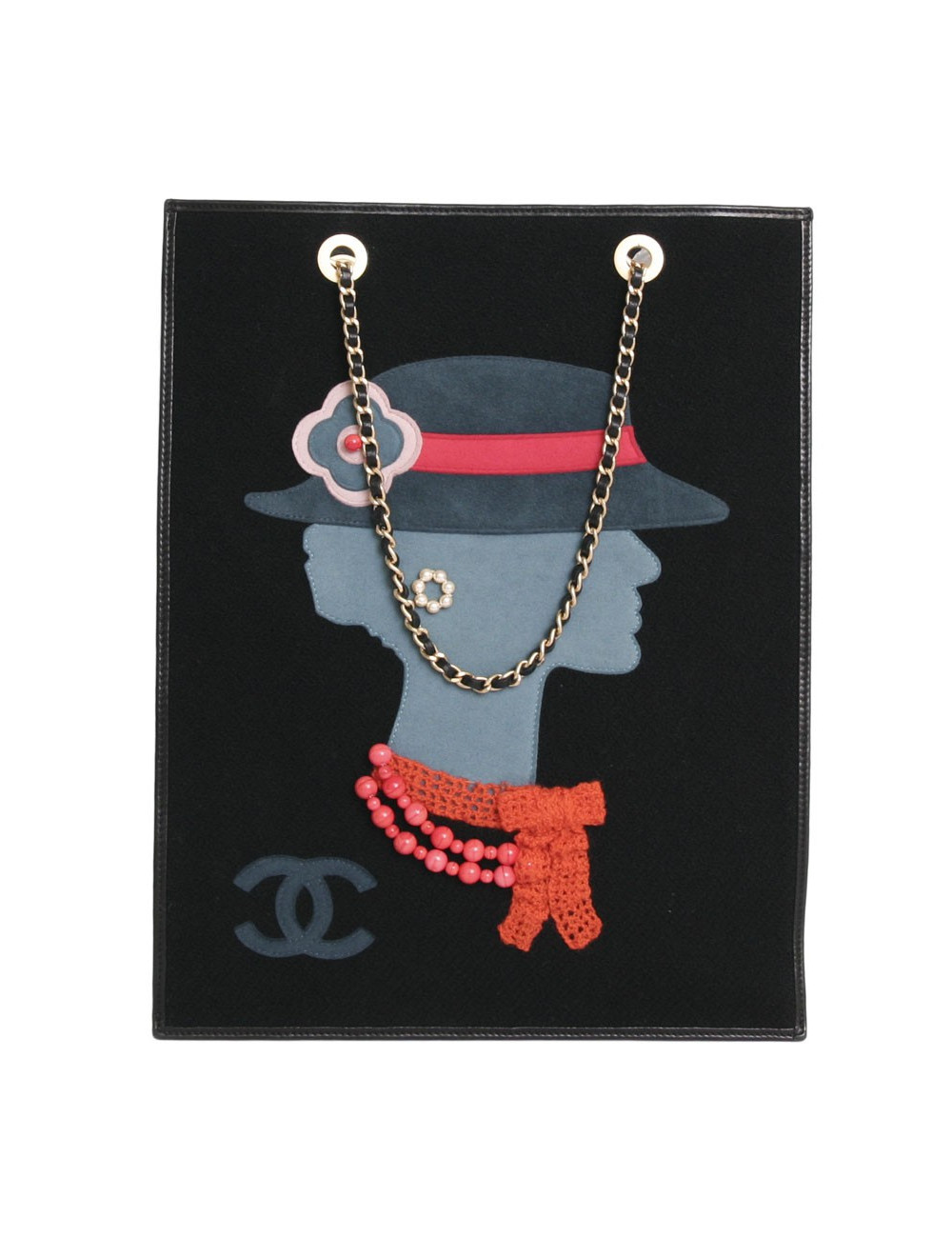 Sac cabas CHANEL "coco" Collector