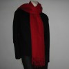 GLEN PRINCE red cashmere scarf