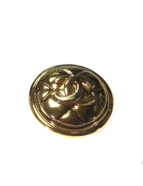 Broche CHANEL matelassée vintage