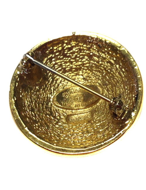 Broche CHANEL matelassée vintage