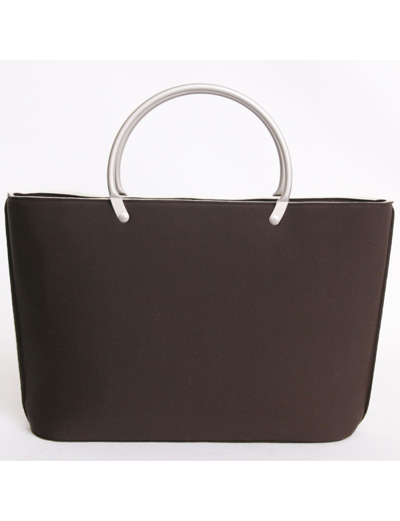 Sac CHANEL en lurex marron