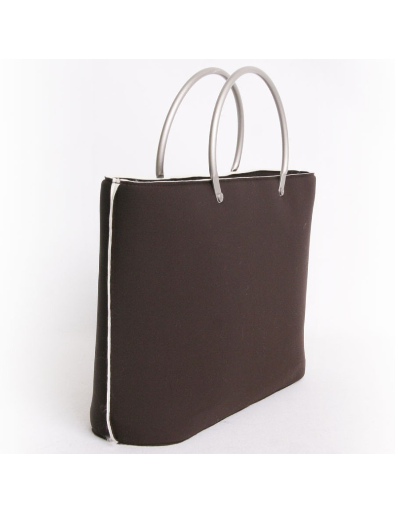 Sac CHANEL en lurex marron