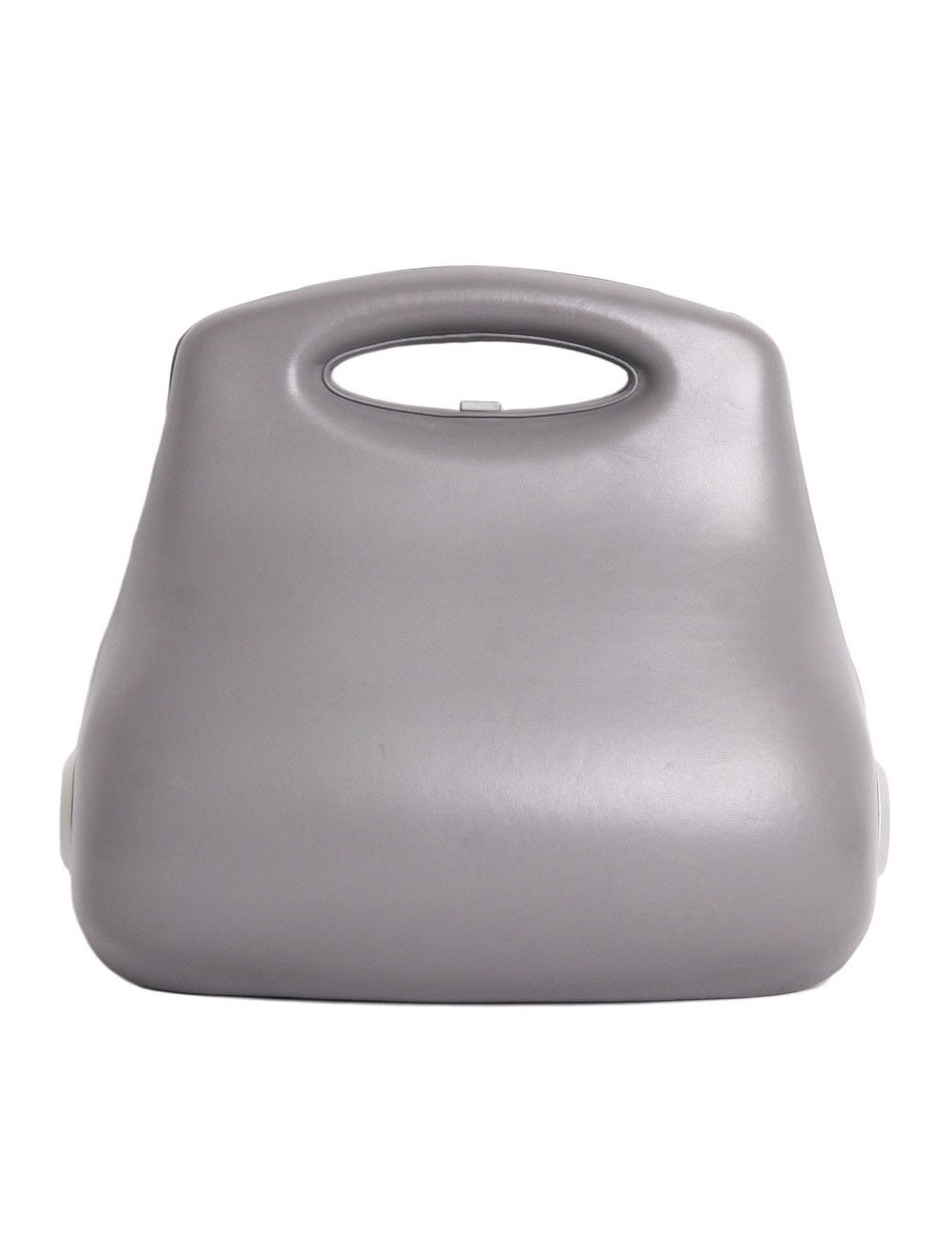 Sac CHANEL collector "Première  2005"  en cuir gris