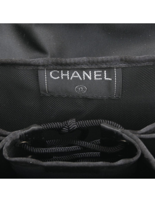 Sac CHANEL collector "Première  2005"  en cuir gris
