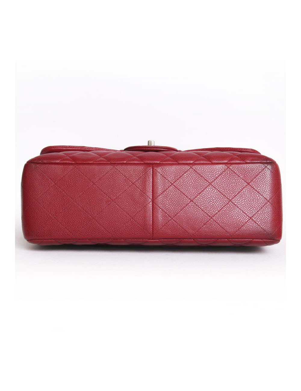 Sac Jumbo CHANEL cuir caviar rouge