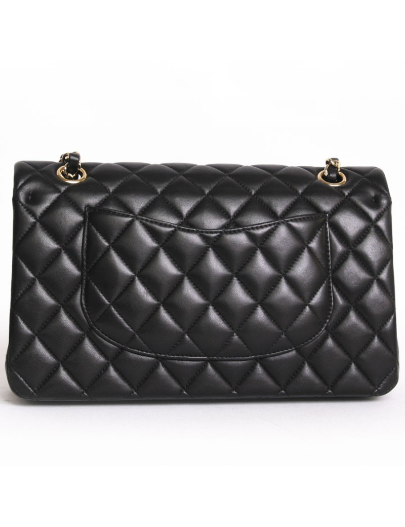 sac Timeless CHANEL cuir d'agneau lisse matelassé 
