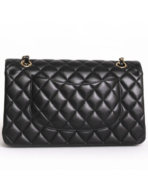 sac Timeless CHANEL cuir d'agneau lisse matelassé 