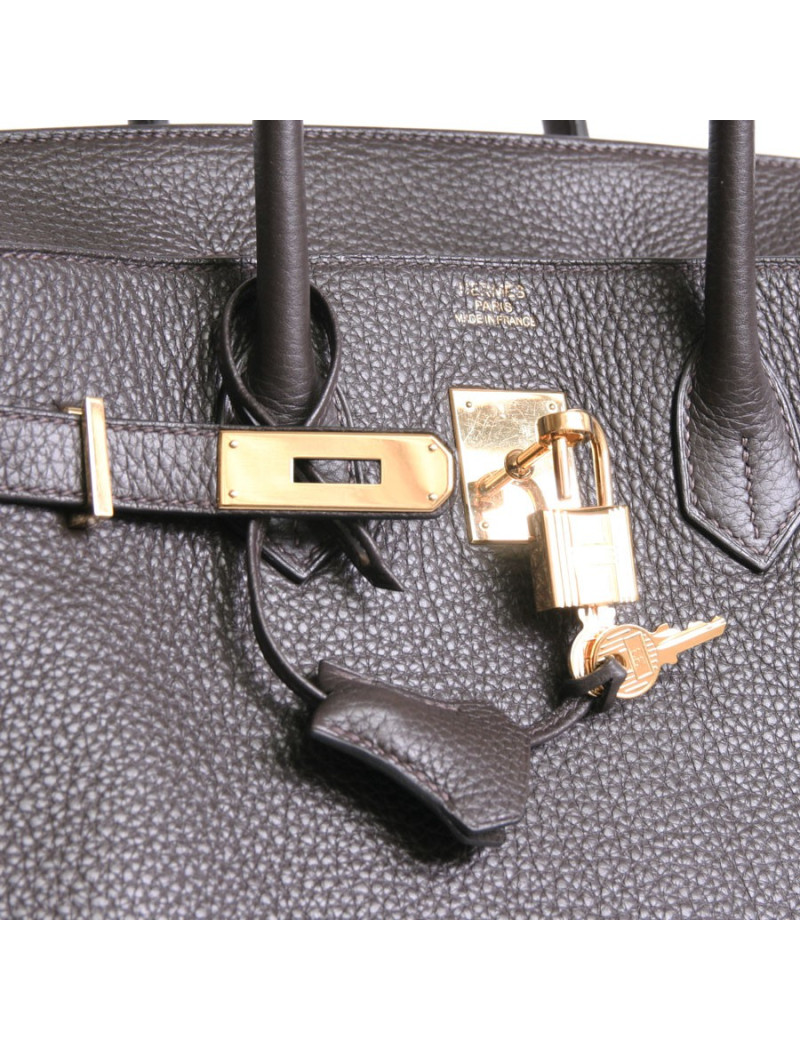 Birkin 35 HERMES taurillon clémence 