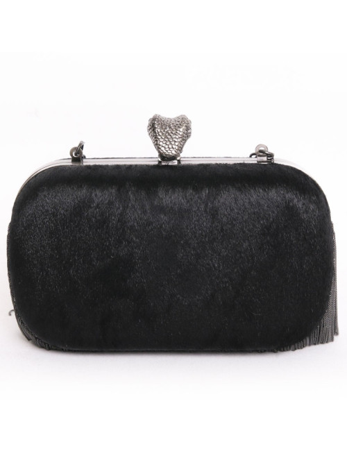 Sac pochette HOUSE OF HARLOW 160 poulaine noir
