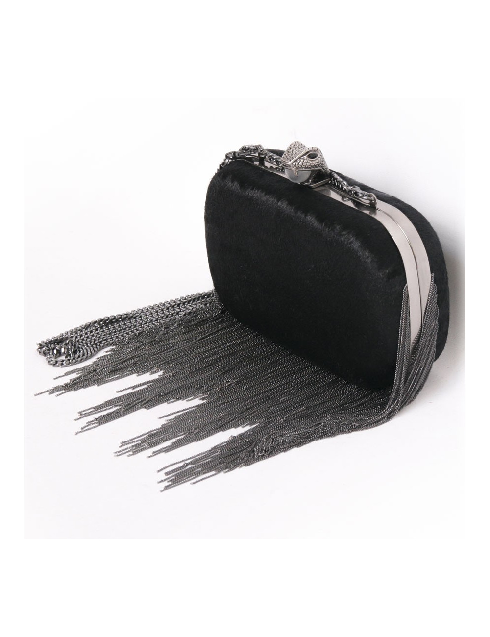 Sac pochette HOUSE OF HARLOW 160 poulaine noir