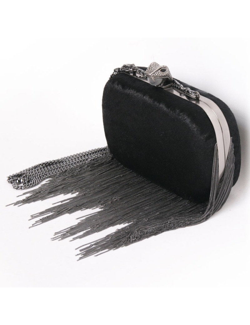 Sac pochette HOUSE OF HARLOW 160 poulaine noir