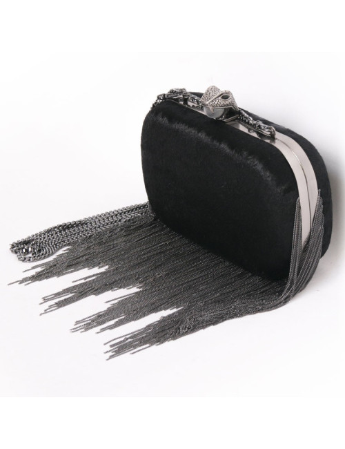 Sac pochette HOUSE OF HARLOW 160 poulaine noir