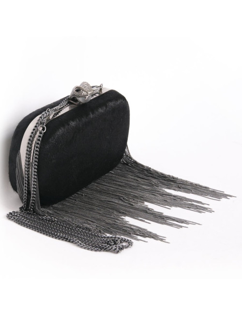 Sac pochette HOUSE OF HARLOW 160 poulaine noir