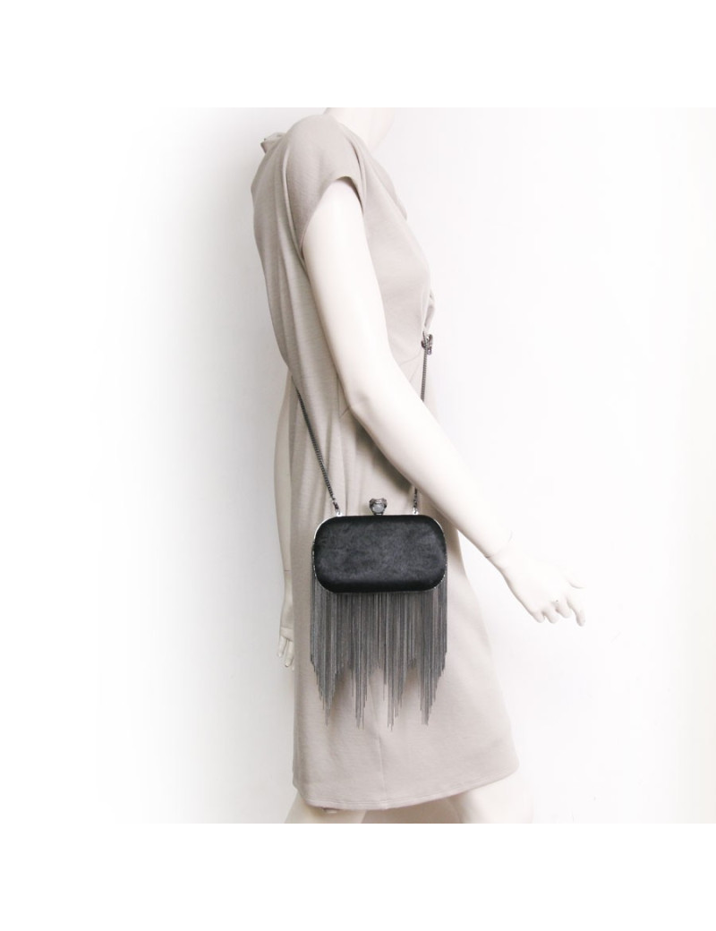 Sac pochette HOUSE OF HARLOW 160 poulaine noir