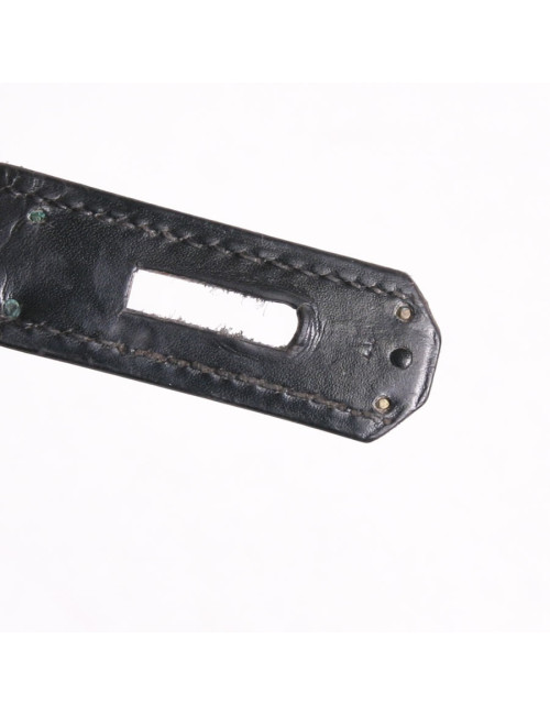 SADDLER 32 leather black bites box SADDLER HERMÈS Kelly bag