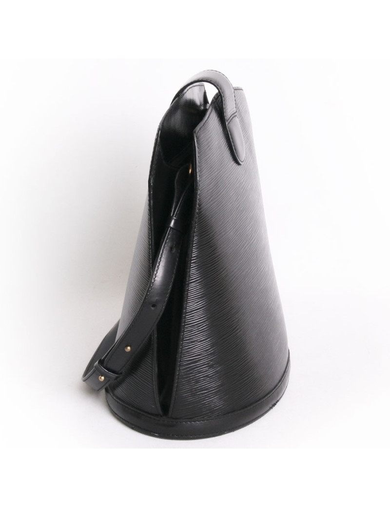 Sac LOUIS VUITTON en cuir épi noir 