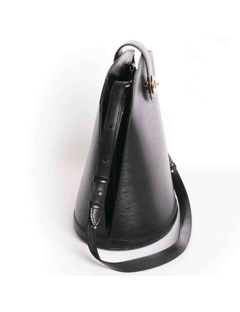 Cluny LOUIS VUITTON black epi leather bag