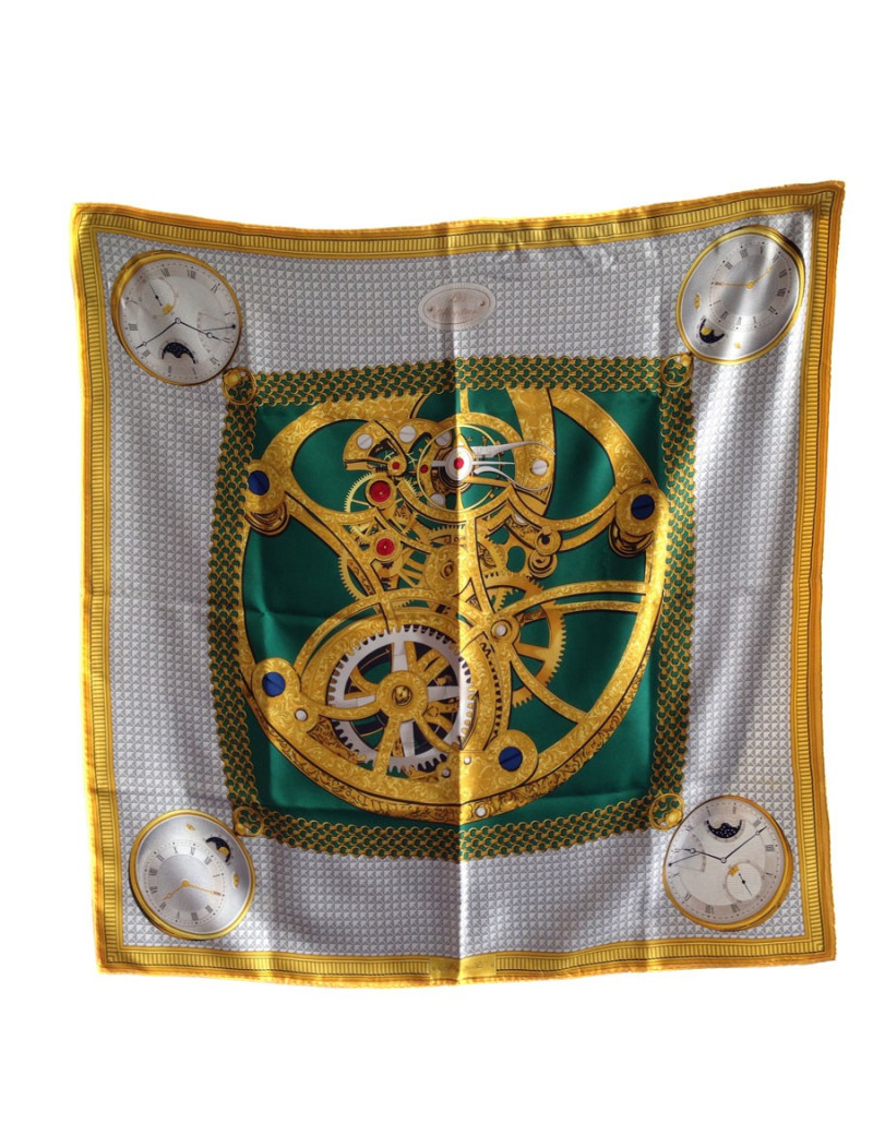 Foulard "les montres" BREGUET en soie