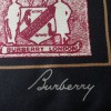 Foulard BURBERRY noir en soie