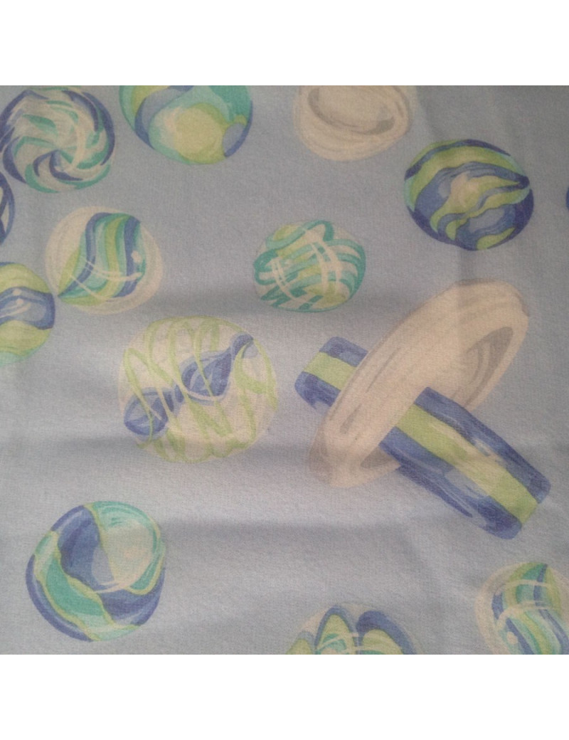 Foulard CELINE en soie bleu ciel