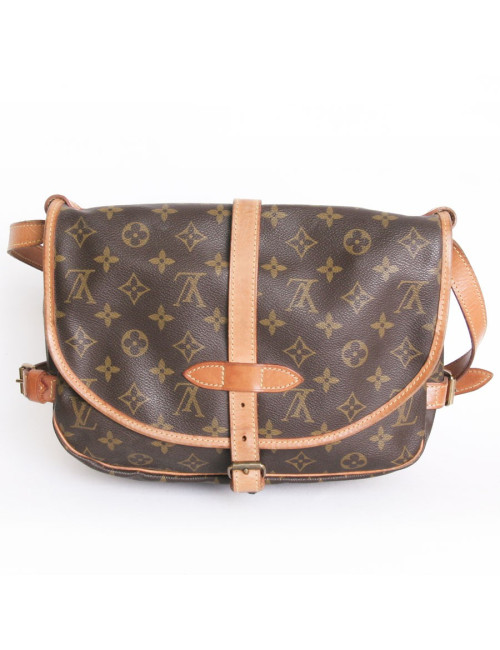"Saumur" LOUIS VUITTON monogram LV coated canvas bag