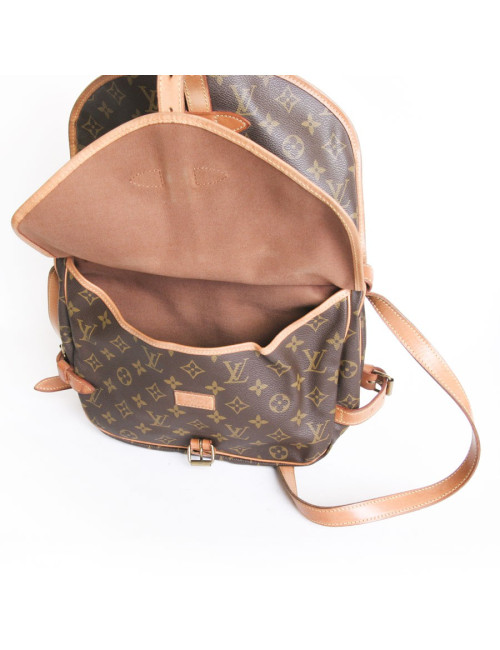 "Saumur" LOUIS VUITTON monogram LV coated canvas bag