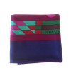 HERMES 'Psyche' large scarf in purple silk