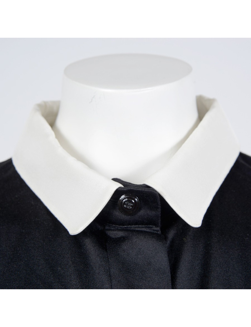 Blouse black silk CHANEL T 42