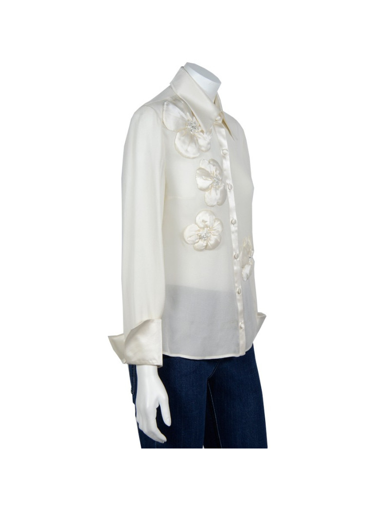 Blouse VALENTINO ivory silk T40