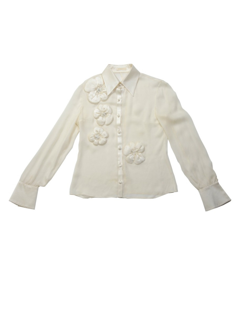 Blouse VALENTINO ivory silk T40
