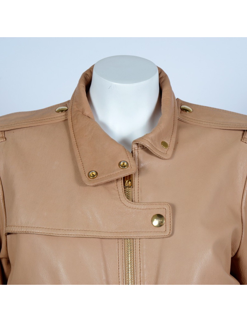 Veste T40 BUI par  BARBARA BUI cuir beige