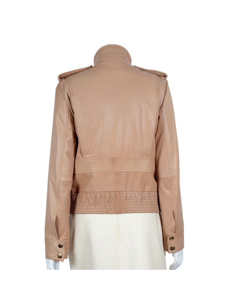 Veste T40 BUI par  BARBARA BUI cuir beige