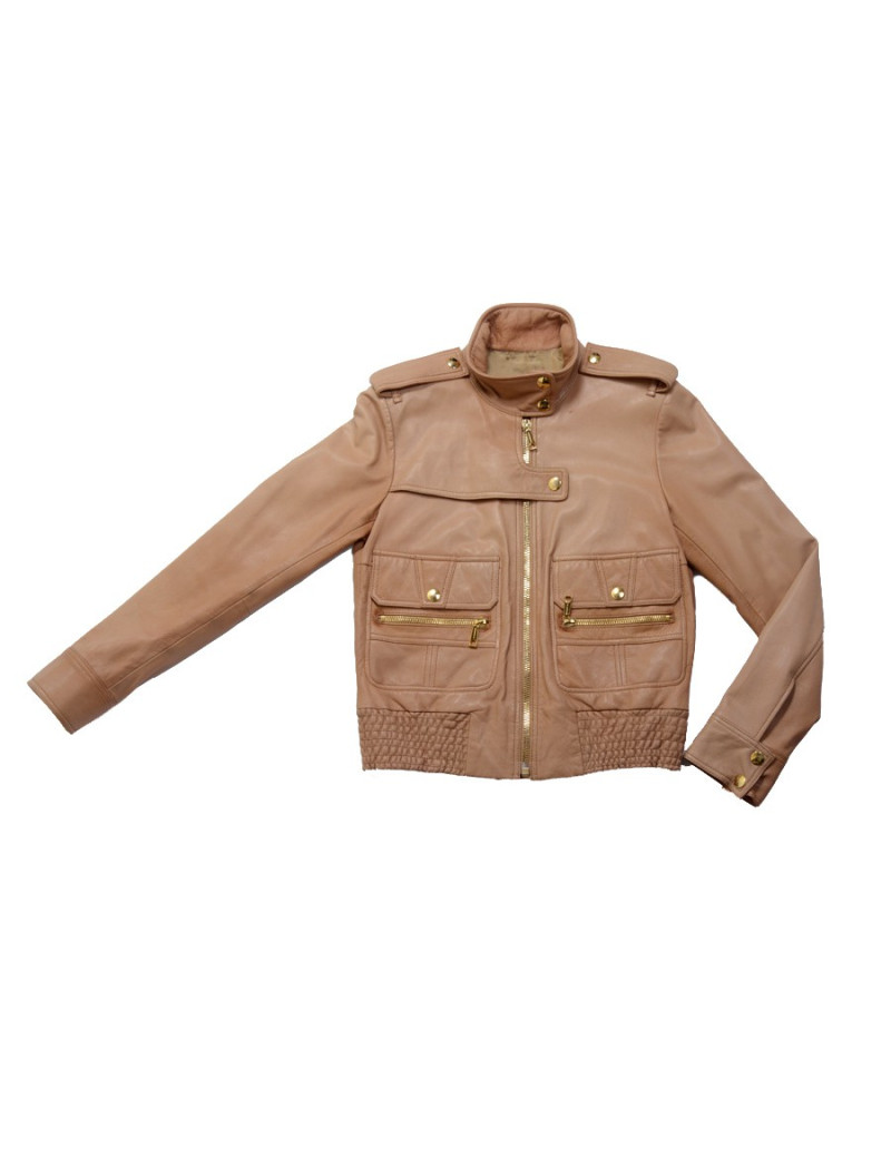 Veste T40 BUI par  BARBARA BUI cuir beige