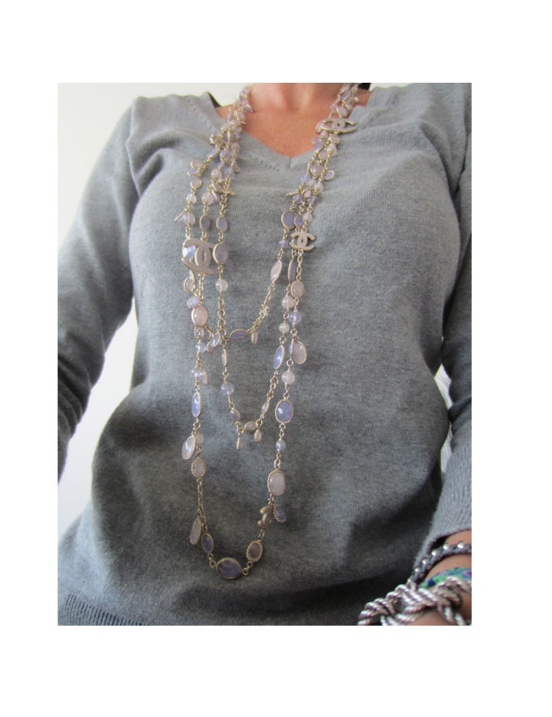 Sautoir triple rangs CHANEL