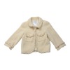 CHANEL jacket beige tweed and gold chain T36