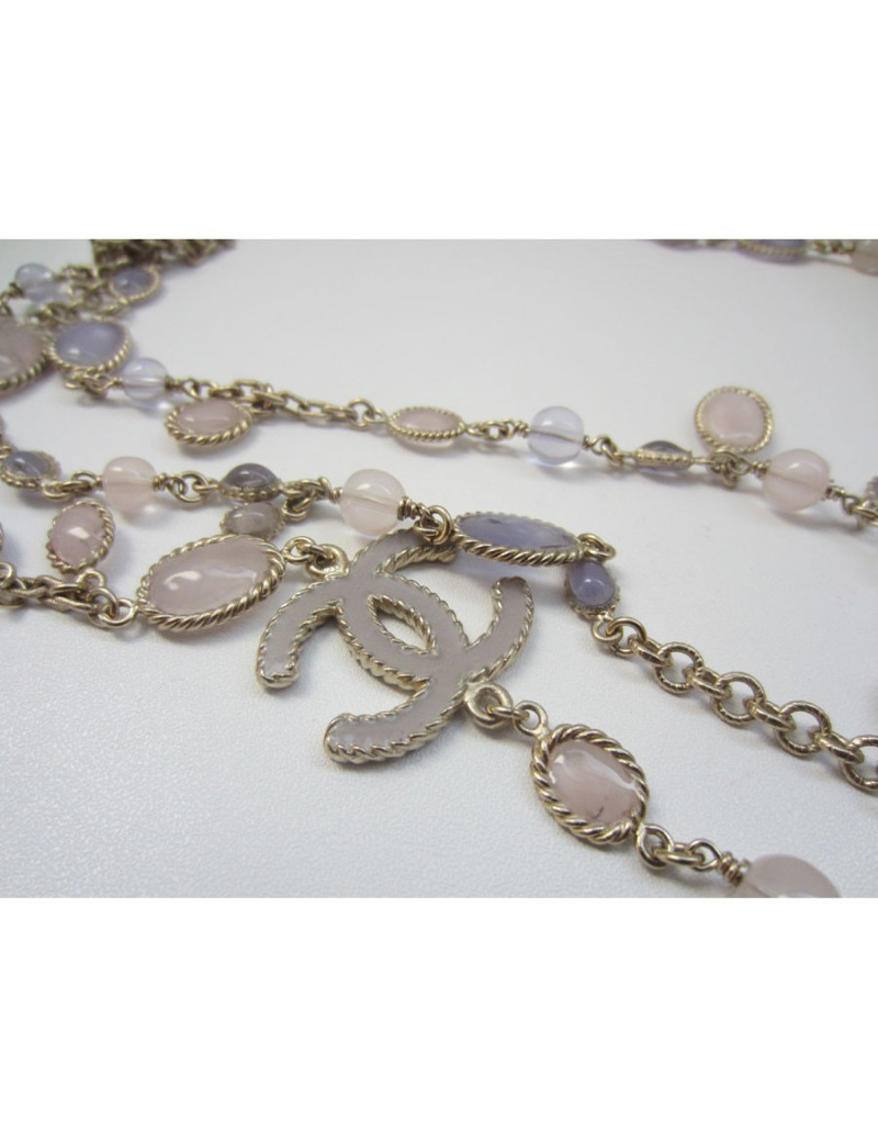 Sautoir triple rangs CHANEL