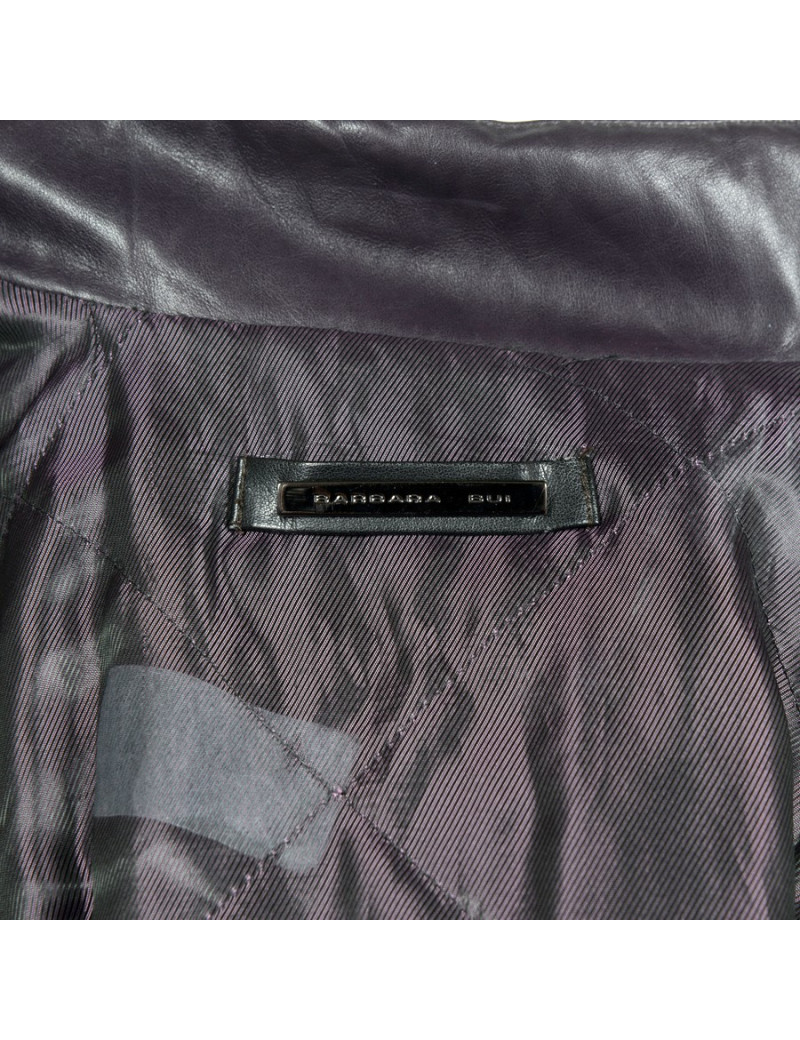 Blouson BARBARA BUI cuir violet