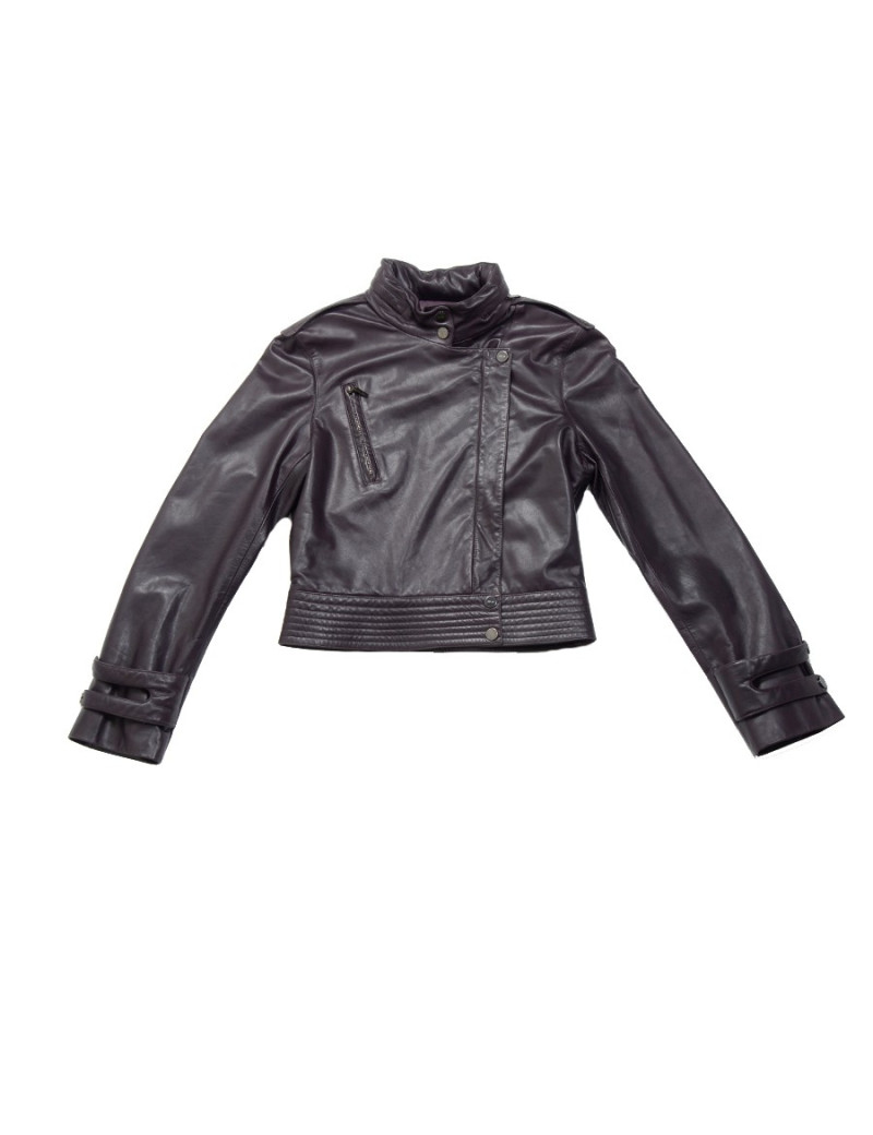 Blouson BARBARA BUI cuir violet