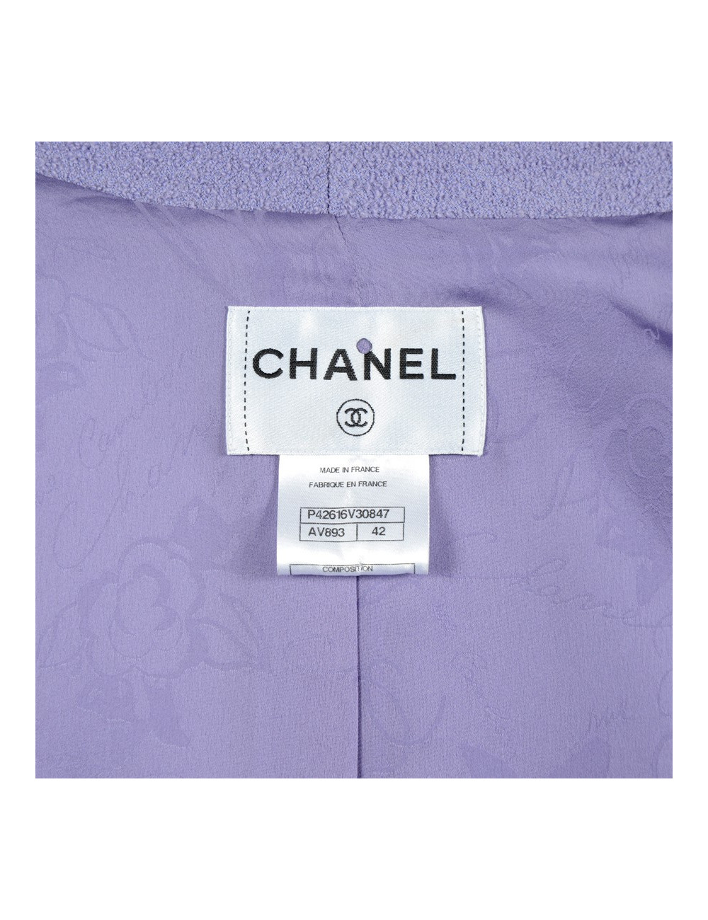 Veste CHANEL t42 violette