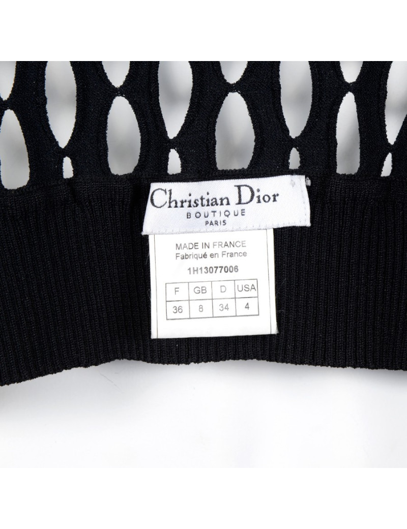 Gilet DIOR T36 noir
