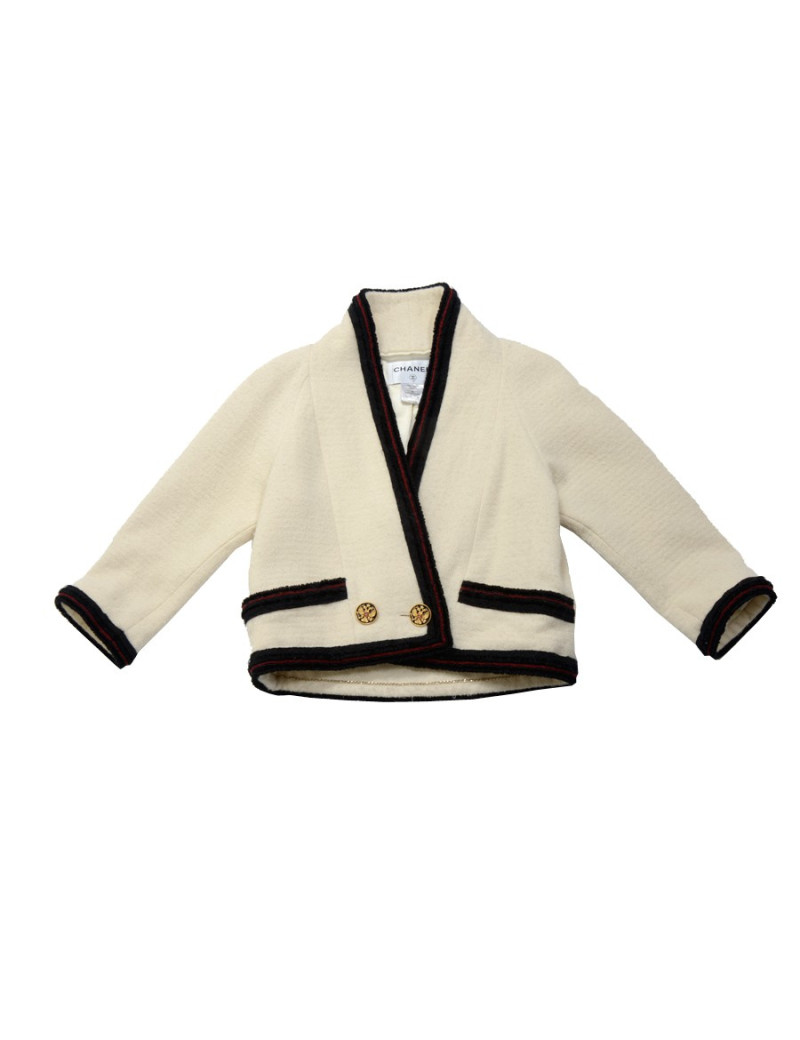 Ivory jacket CHANEL T 36 "Paris-Moscow"