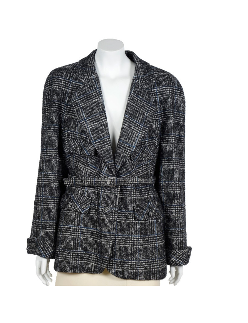 Veste CHANEL laine grise T46