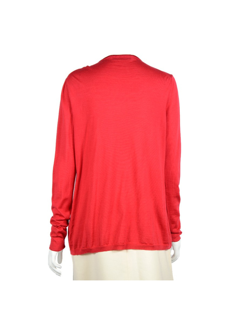 Top VALENTINO coton rouge 