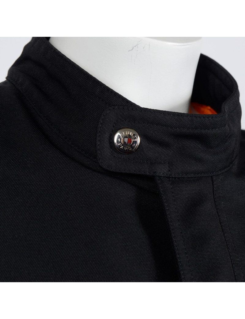 Parka HERMES toile noire Taille L